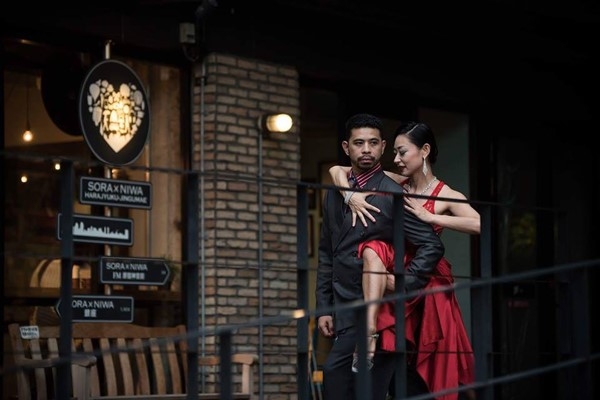 bailarines de tango en Tokio